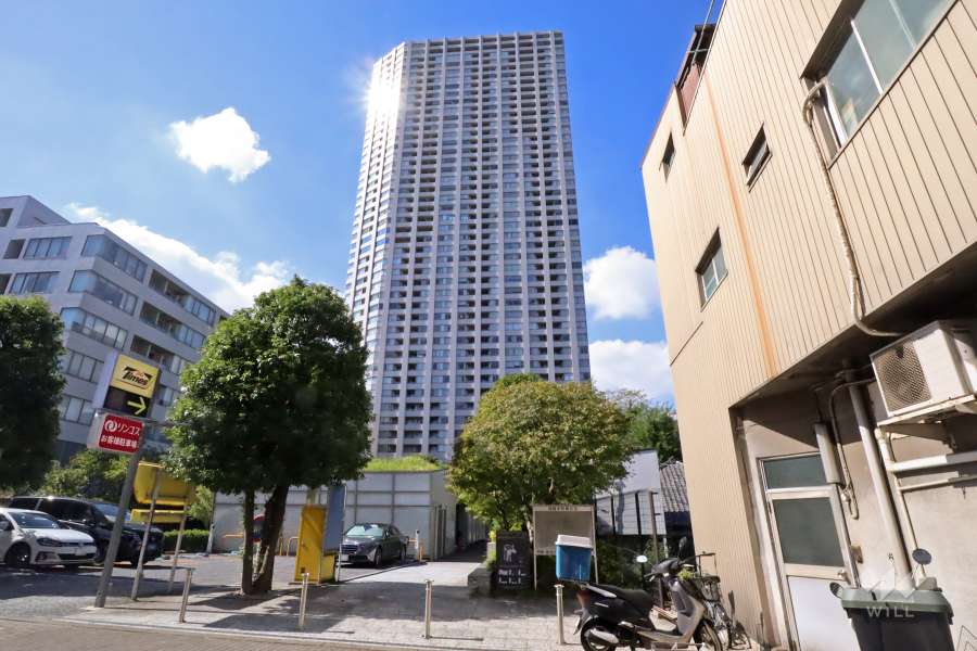 高輪ザレジデンスの外観(北東側)