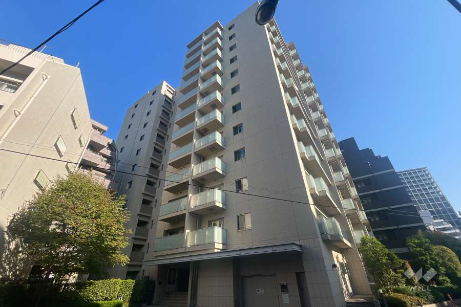 ザパークハウス赤坂レジデンスの外観（南西側から）