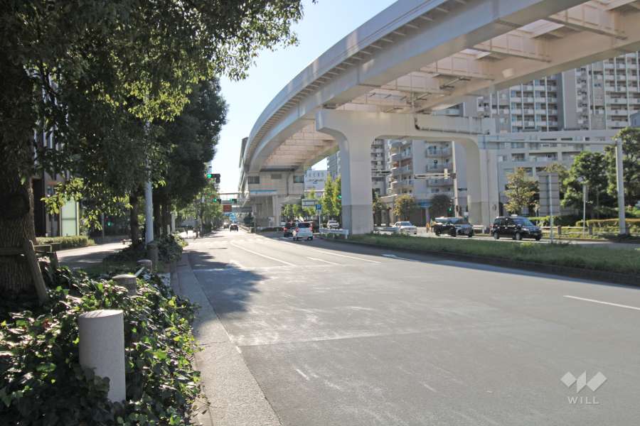 敷地北側の前面道路.2