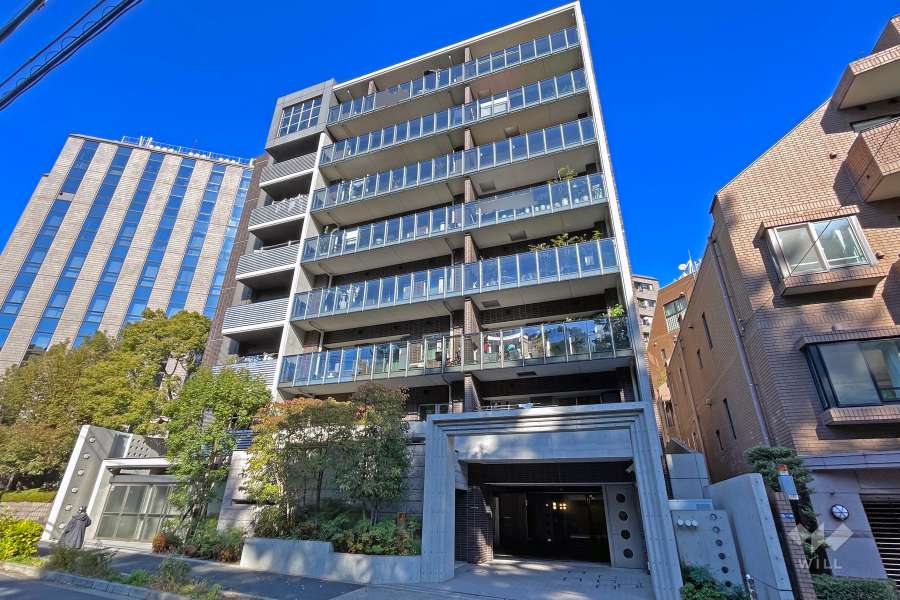 ザ・パークハウスグラン南青山の外観（北東側から）