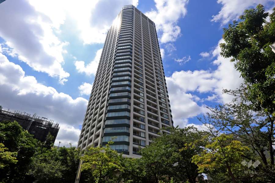 白金タワーの外観(北東側から)