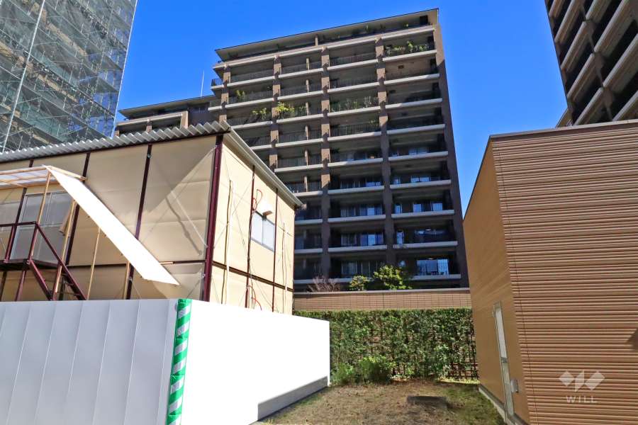 広尾ガーデンフォレスト椿レジデンスG棟の外観（西側から）