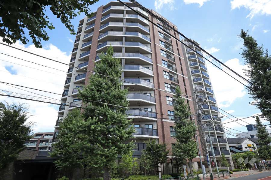 ザ・パークハウス渋谷笹塚の外観（北西側から）