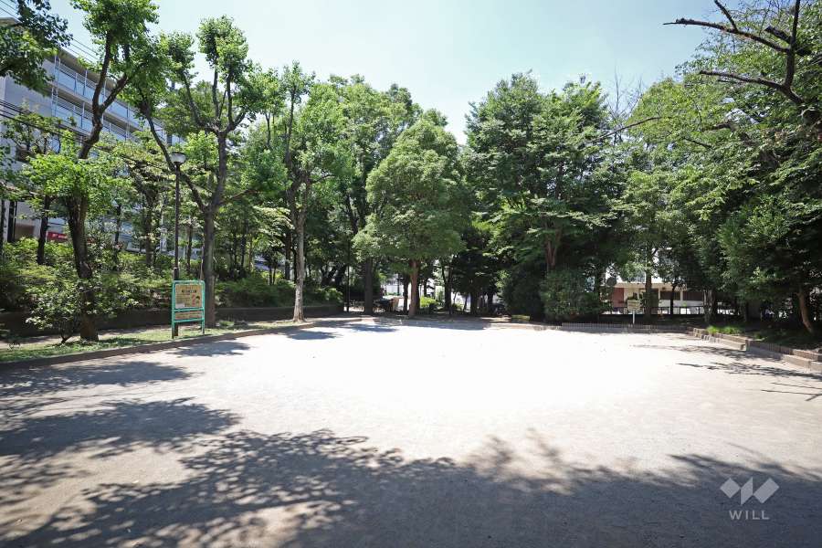 マンションの南西側には渋谷区立幡ヶ谷第三公園があります。