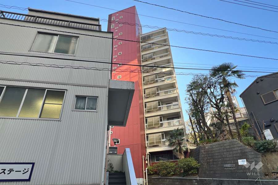 愛住ハイツの外観（北東側から）
