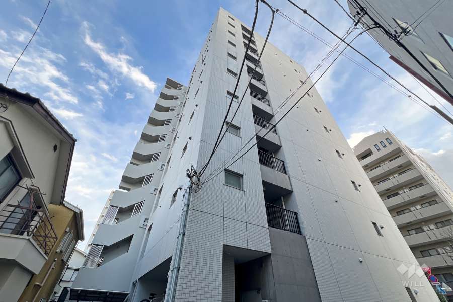 グランドコンシェルジュ神楽坂アルファの外観（北西側から）