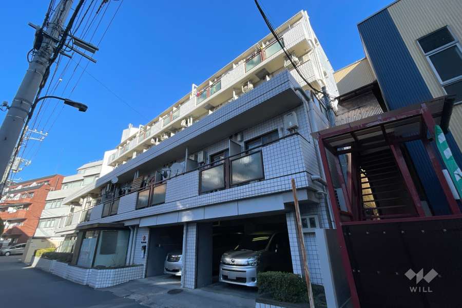 ハイシティ高田馬場の外観（南西側から）