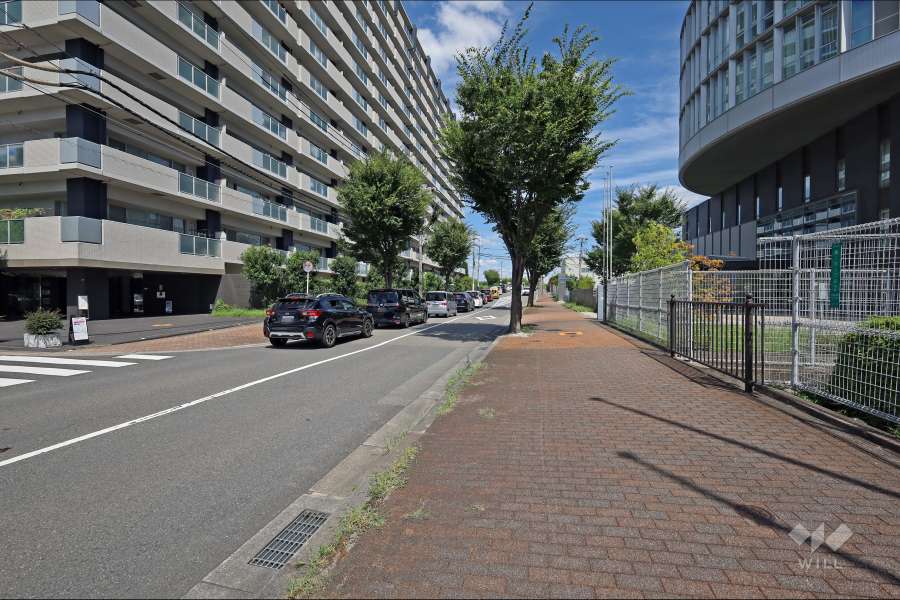 駐輪場の入り口