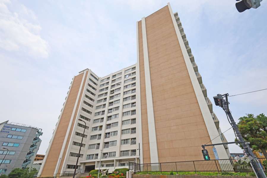 高田馬場住宅の外観（南東側から）