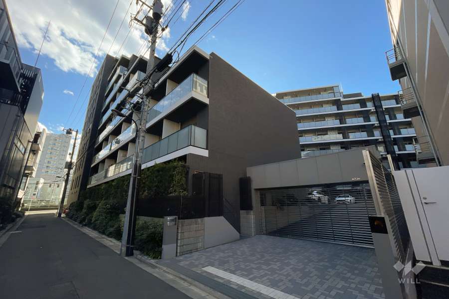 プラウド高田馬場の外観（北東側から）