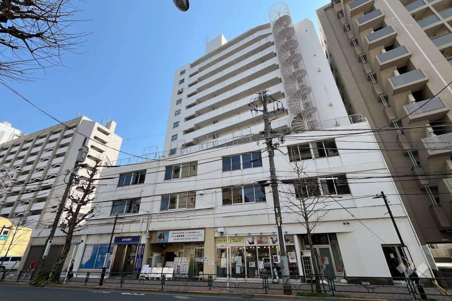 目白が丘マンションの外観（北西側から）