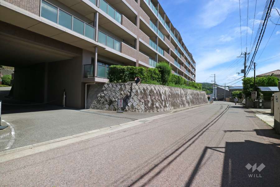 敷地南側の前面道路