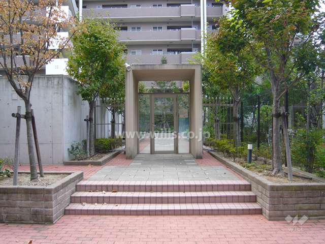 敷地北側の出入り口