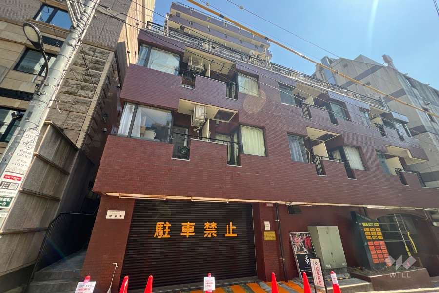 ライオンズプラザ新宿の外観（北西側から）