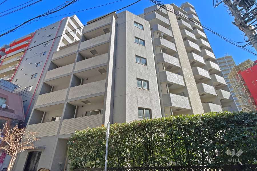 デュオスカーラ新宿２の外観（南西側から）