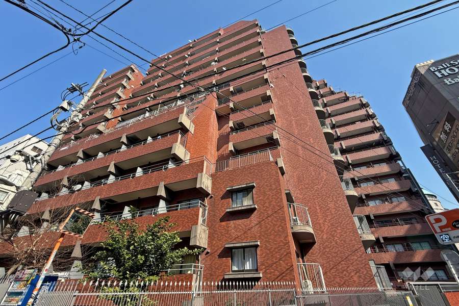 ライオンズマンション歌舞伎町の外観（南西側から）