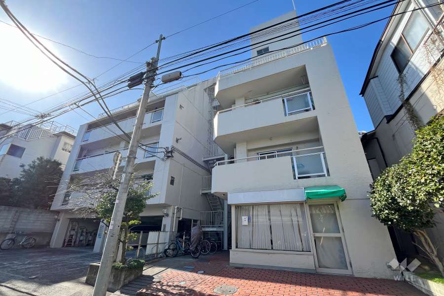 セザール早稲田の外観（北側から）