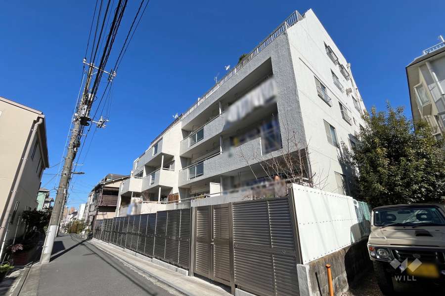 セザール早稲田の外観（南側から）