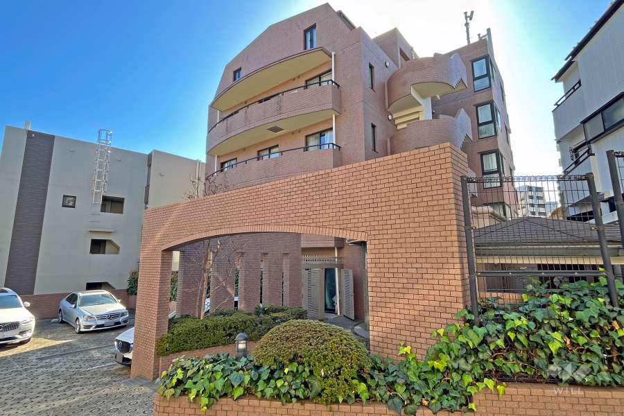 ムサシノコート早稲田の外観（北西側から）