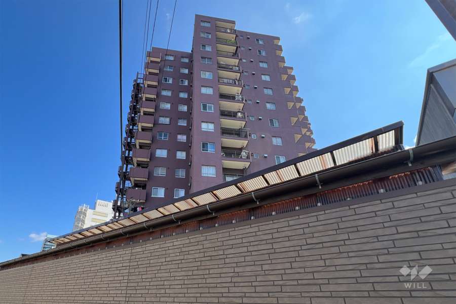 牛込ハイムの外観（北西側から）