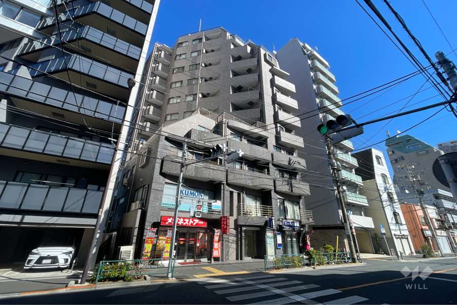 エールプラザ戸山台の外観（南西側から）