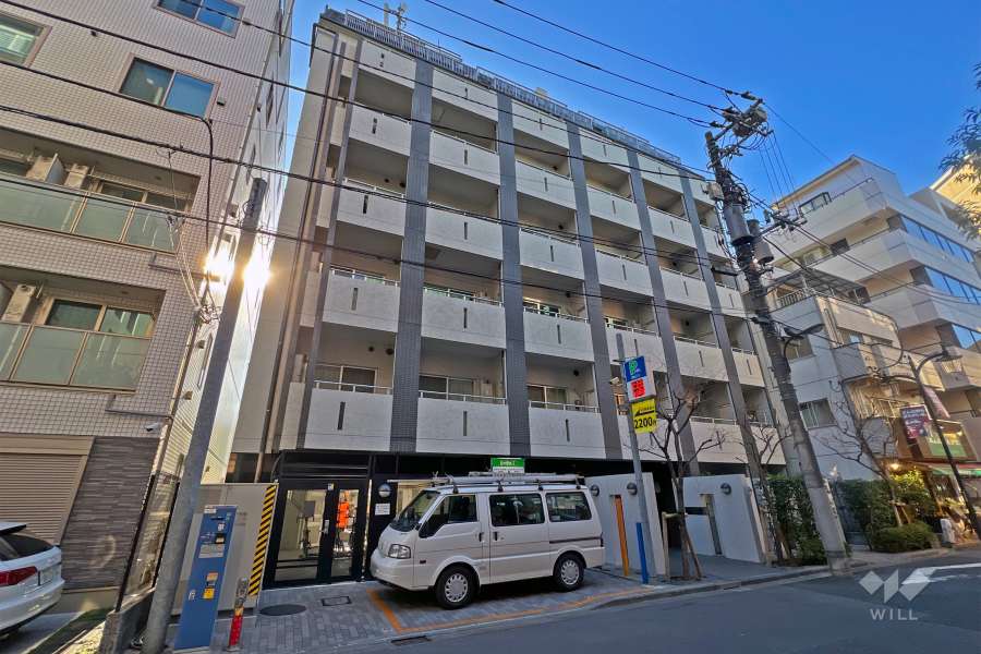 グランドコンシェルジュ早稲田の外観（東側から）