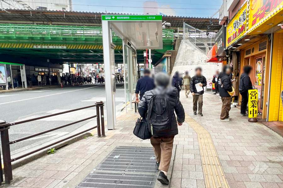 敷地南西側の前面道路