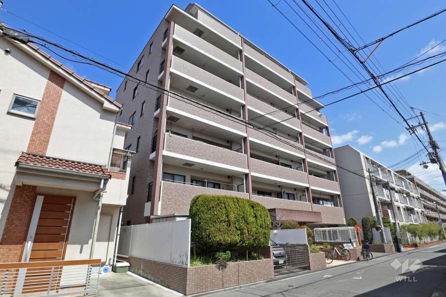 オークヒルズ立花の外観（南西側から）