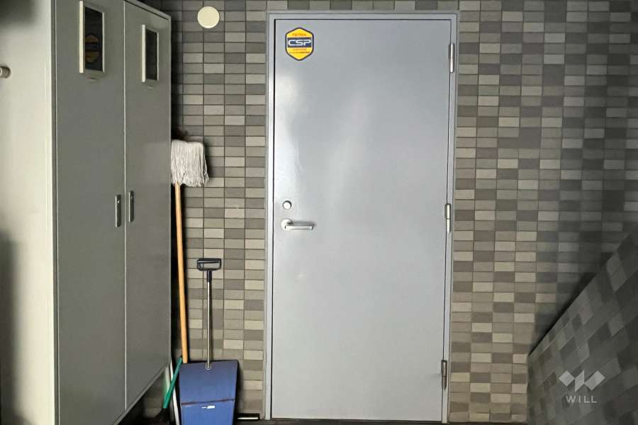 駐輪場の出入り口