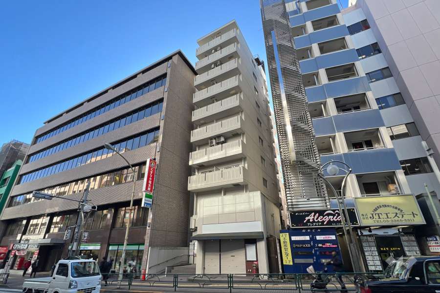 藤和高田馬場コープ2の外観（北西側から）