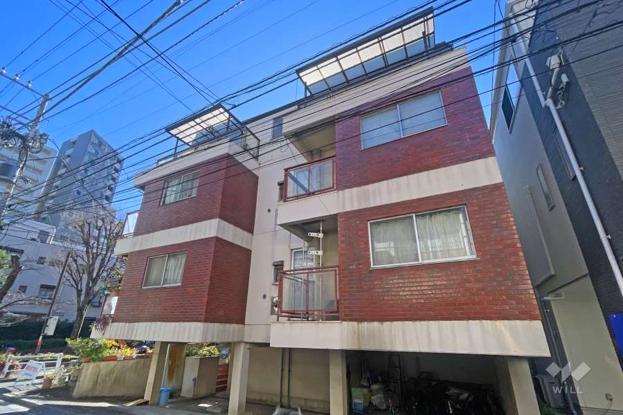 タピオラマンション高田馬場の外観（北西側から）