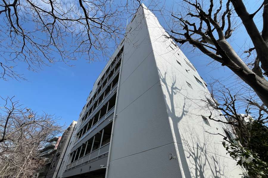 マンション小滝橋の外観（南西側から）