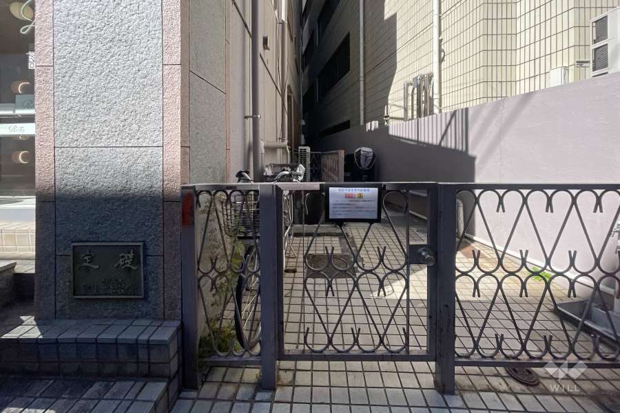 駐輪場の出入り口