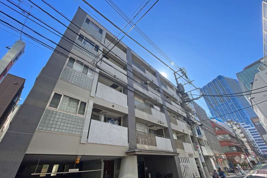 レジェンド高田馬場ドゥエの外観（北西側から）
