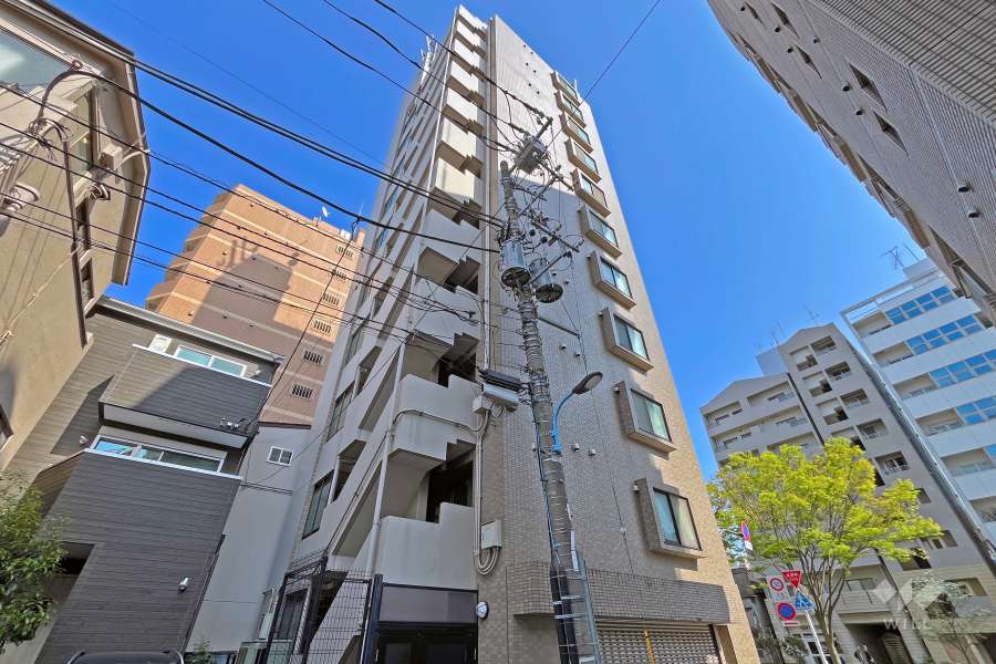 フェニックス早稲田の外観（北西側から）