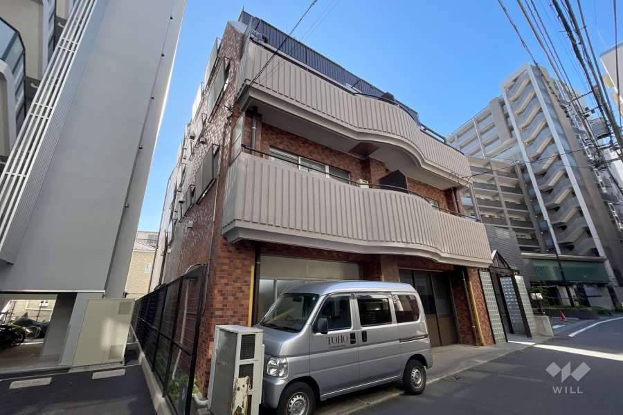 ベルディ早稲田東の外観（北側から）