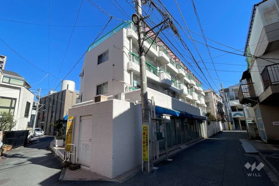 グリーンキャピタル神楽坂の外観（南西側から）