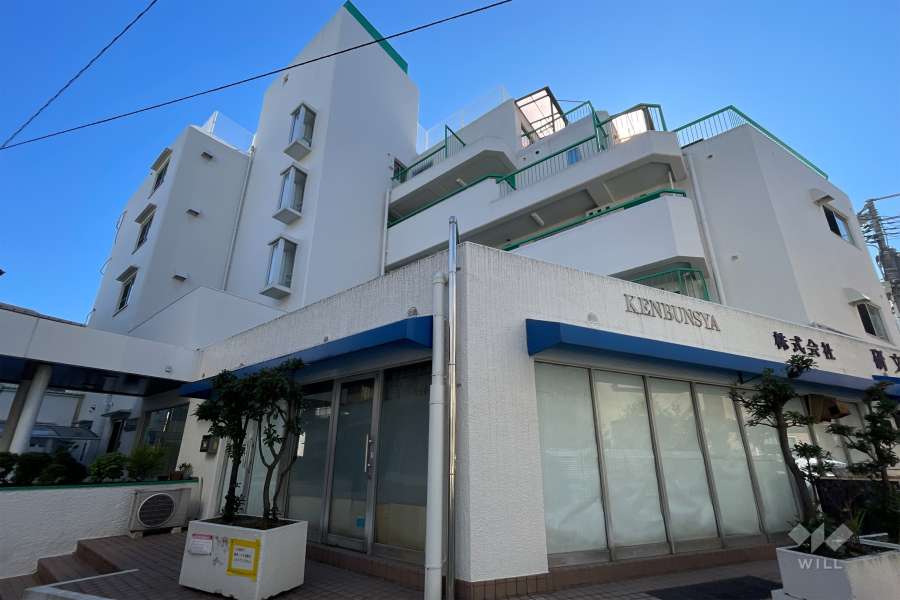 グリーンキャピタル神楽坂の外観（北西側から）