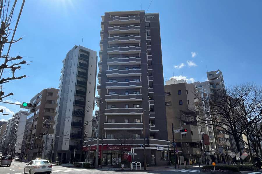 藤和シティホームズ神楽坂の外観（北東側から）