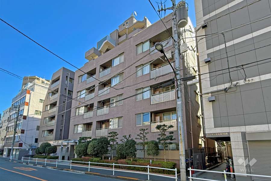 ビラカーサ四谷四丁目の外観（北西側から）