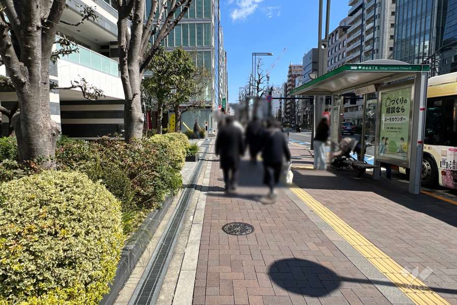 敷地南側の前面道路