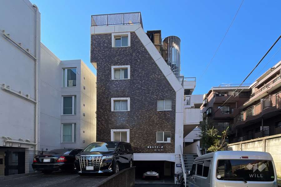 四谷ハイコーポの外観（東側から）