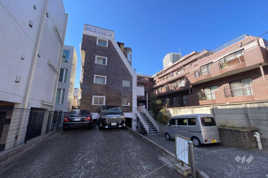 四谷ハイコーポの外観（北東側から）