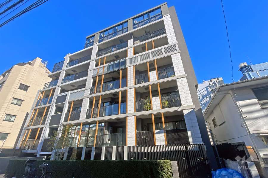 シティハウス四谷坂町の外観（南東側から）