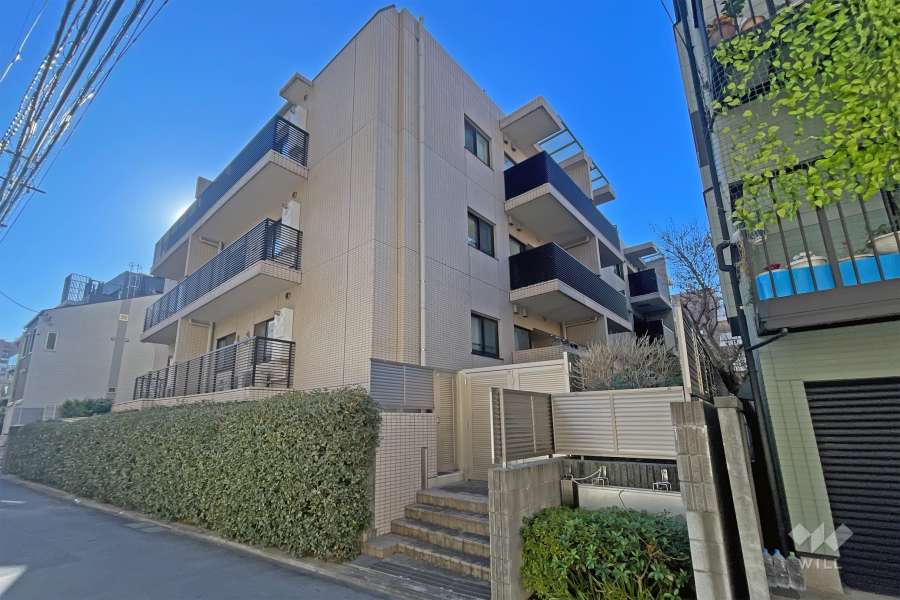 シティハウス四谷坂町の外観（北西側から）