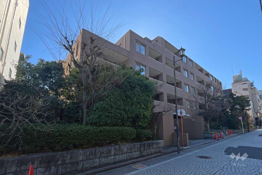 ライオンズガーデン四谷津の守坂の外観（北西側から）