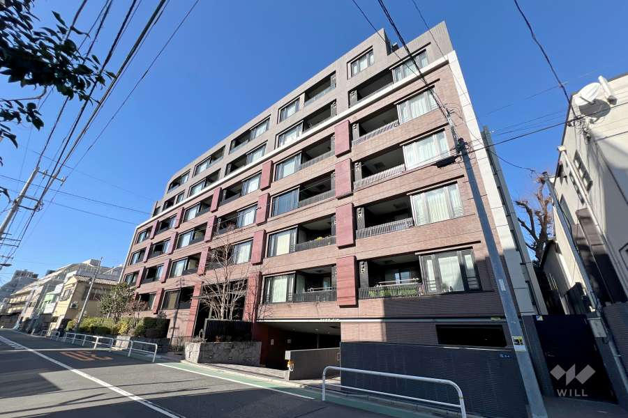 ヴィークコート市谷加賀町の外観（南東側から）