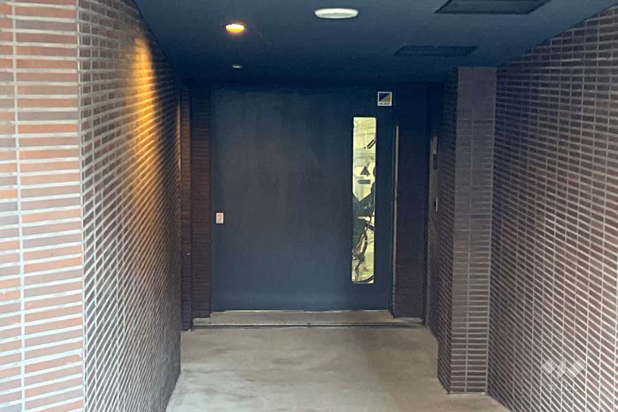 駐輪場の出入り口