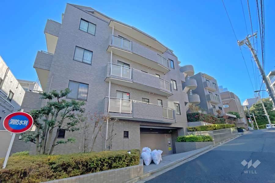 コート市ヶ谷の外観（北西側から）