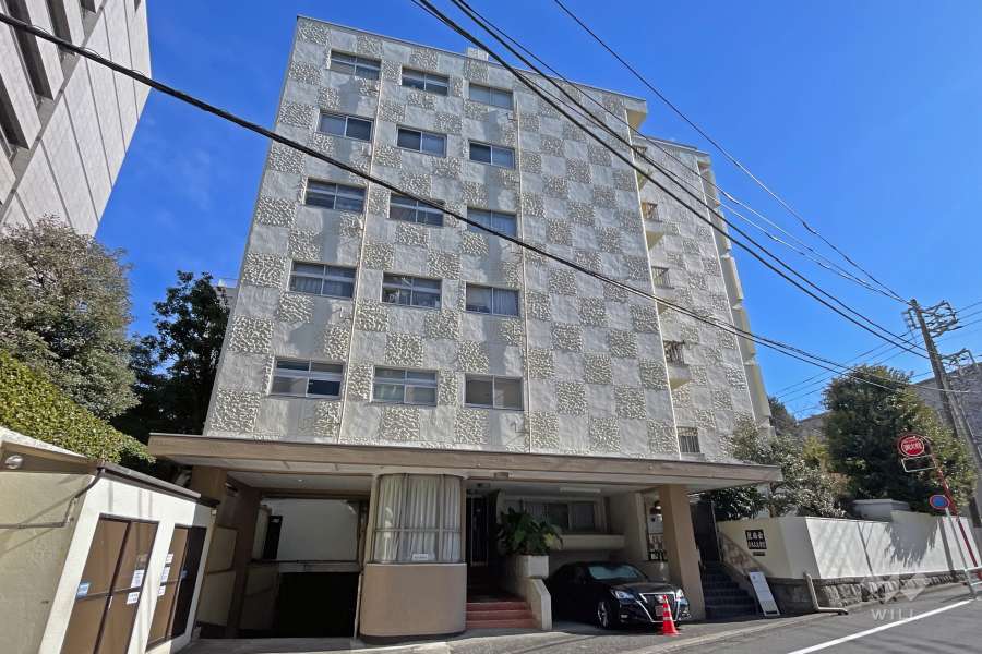 シャトー市ヶ谷の外観（西北側から）